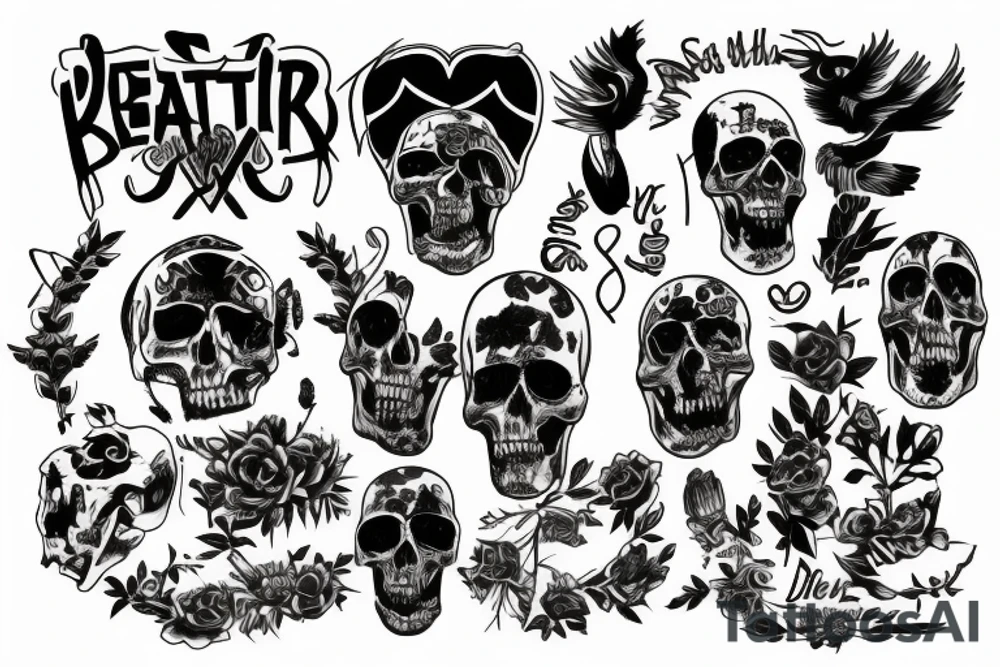 Dead brother memorial tattoo idea