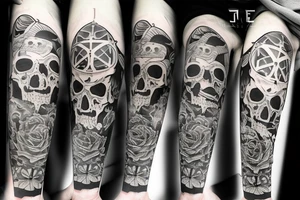 Dead brother memorial tattoo idea