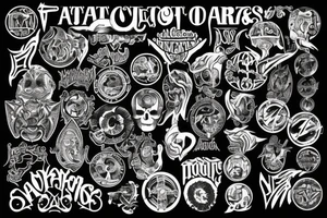 1973, 1971, 2000, 2003 tattoo idea