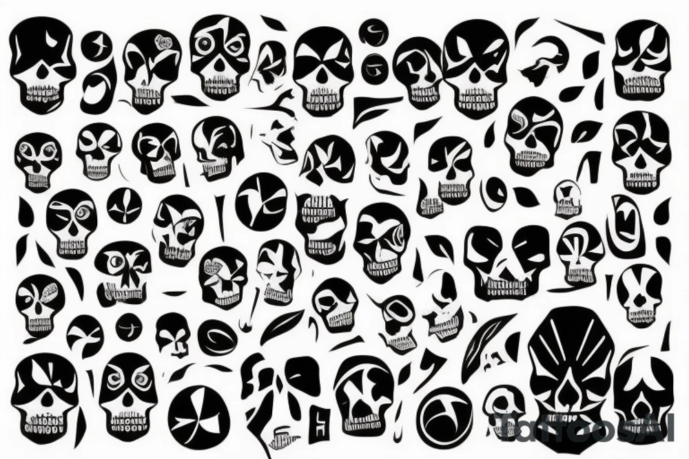 Justice Scale and Skull tattoo idea