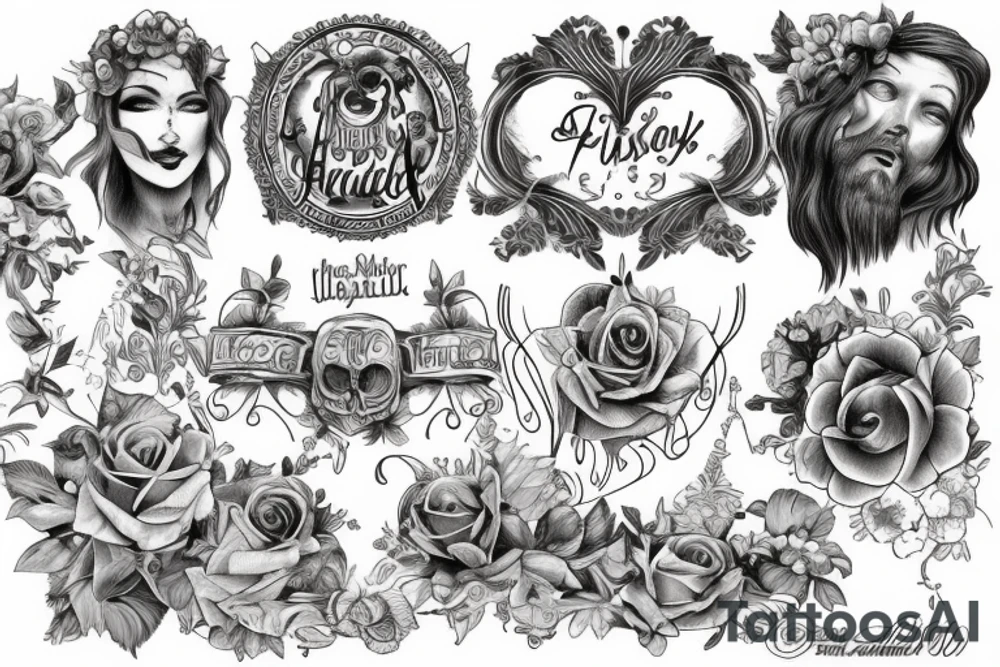 Christians and fun with hidden past of sexual and wild past. tattoo idea