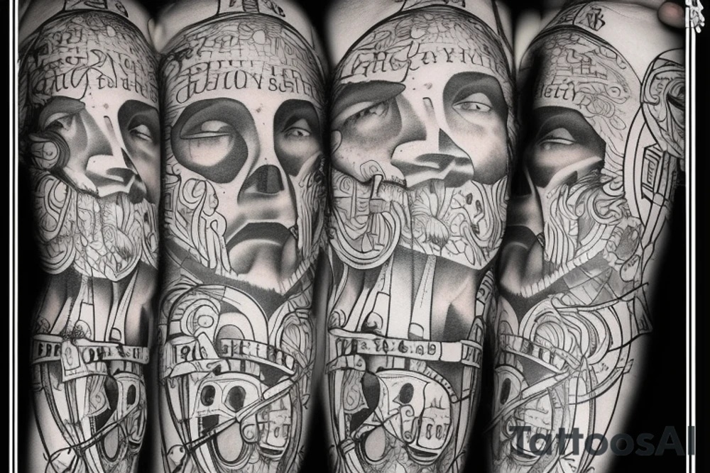 Christians and fun with hidden past of sexual and wild past. tattoo idea