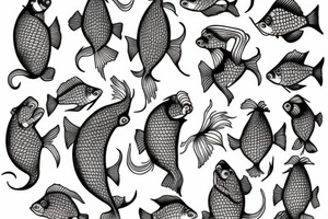 Beta fish tattoo idea