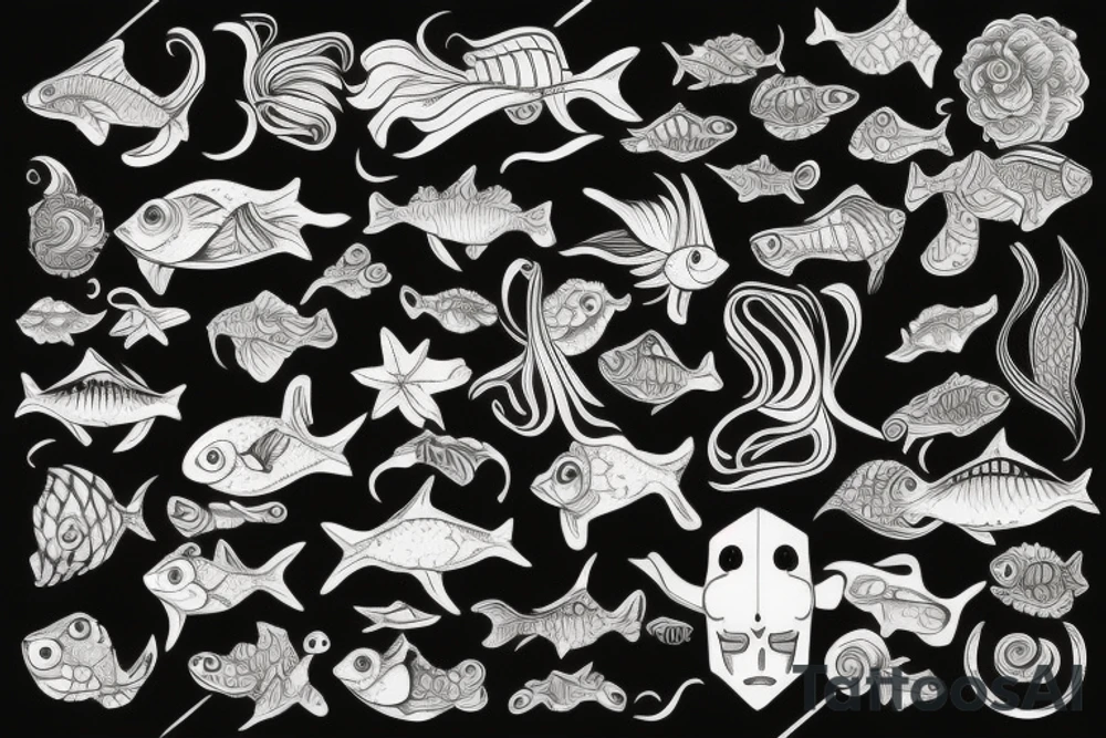 Beta fish tattoo idea