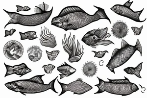 Beta fish tattoo idea