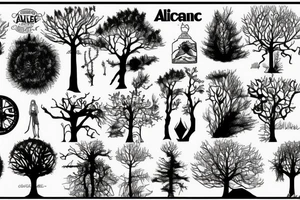 Alice n chains. Trees tattoo idea