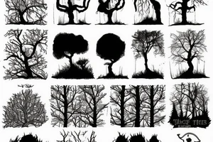 Alice n chains. Trees tattoo idea
