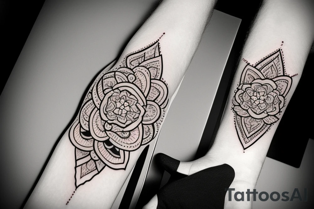 Tattoo for husband named "Pratik" tattoo idea