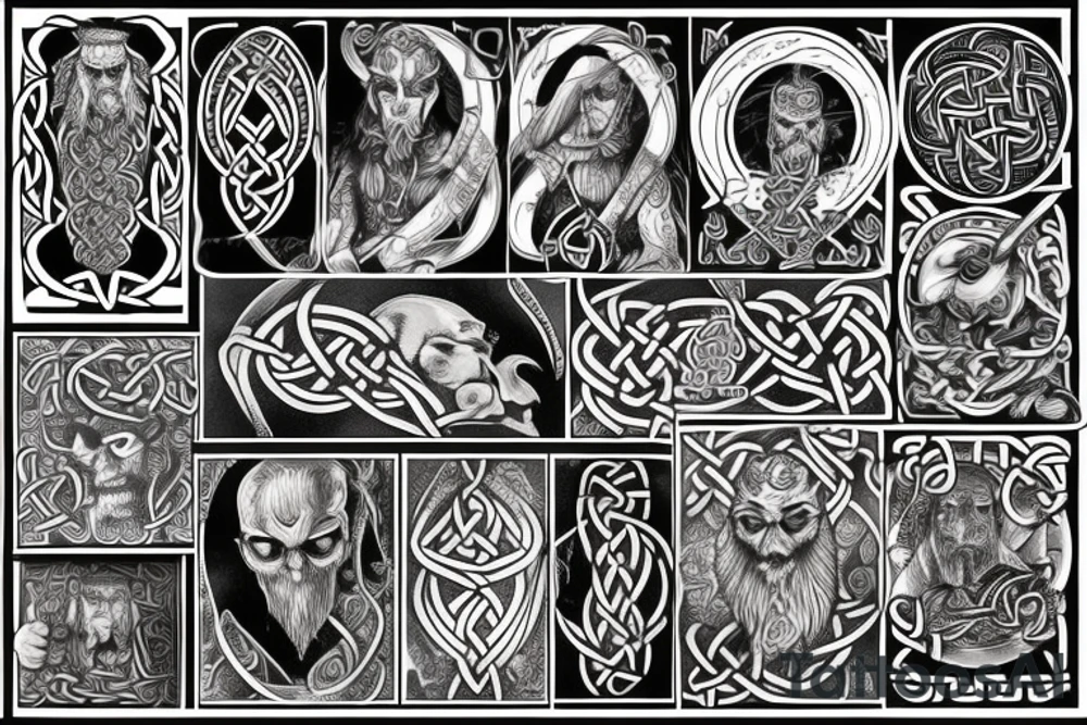 Viking, scottish, Irish, meti. Celtic tattoo idea