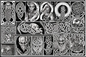 Viking, scottish, Irish, meti. Celtic tattoo idea