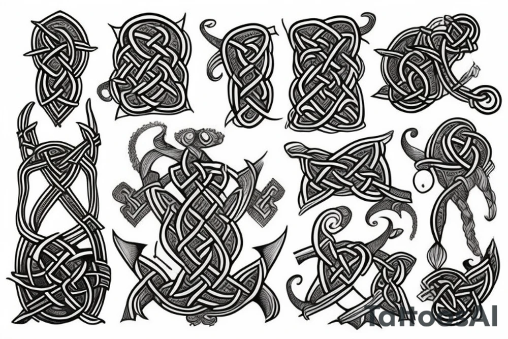 Viking, scottish, Irish, meti. Celtic tattoo idea
