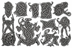 Viking, scottish, Irish, meti. Celtic tattoo idea