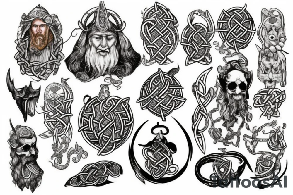 Viking, scottish, Irish, meti. tattoo idea