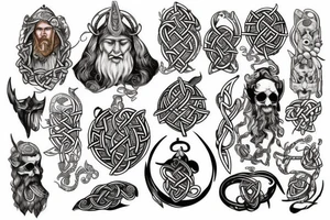Viking, scottish, Irish, meti. tattoo idea