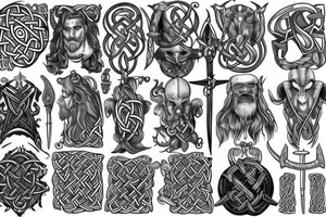 Viking, scottish, Irish, meti. tattoo idea