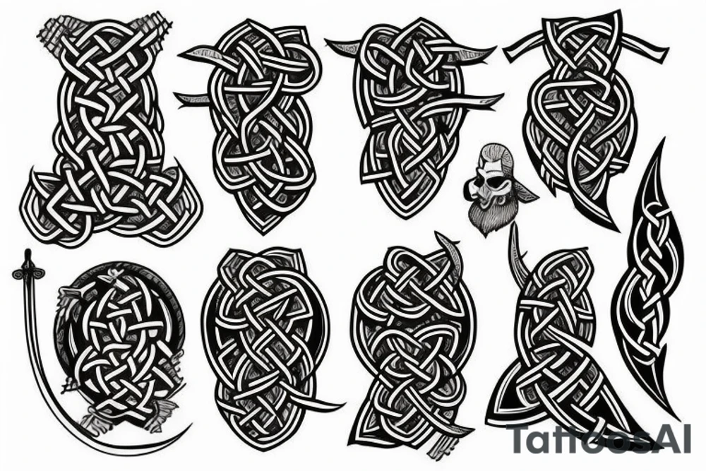 Viking, scottish, Irish, meti. tattoo idea
