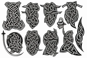 Viking, scottish, Irish, meti. tattoo idea
