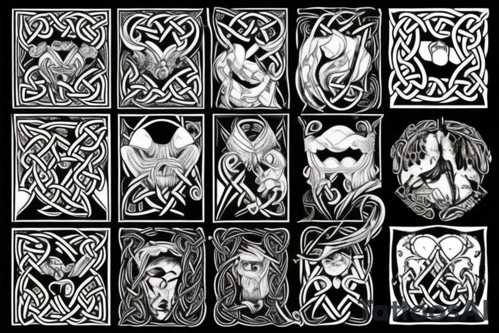 Viking, scottish, Irish, meti. tattoo idea