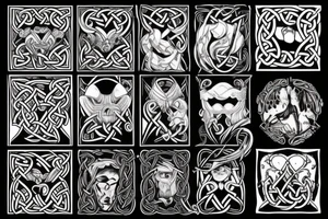Viking, scottish, Irish, meti. tattoo idea