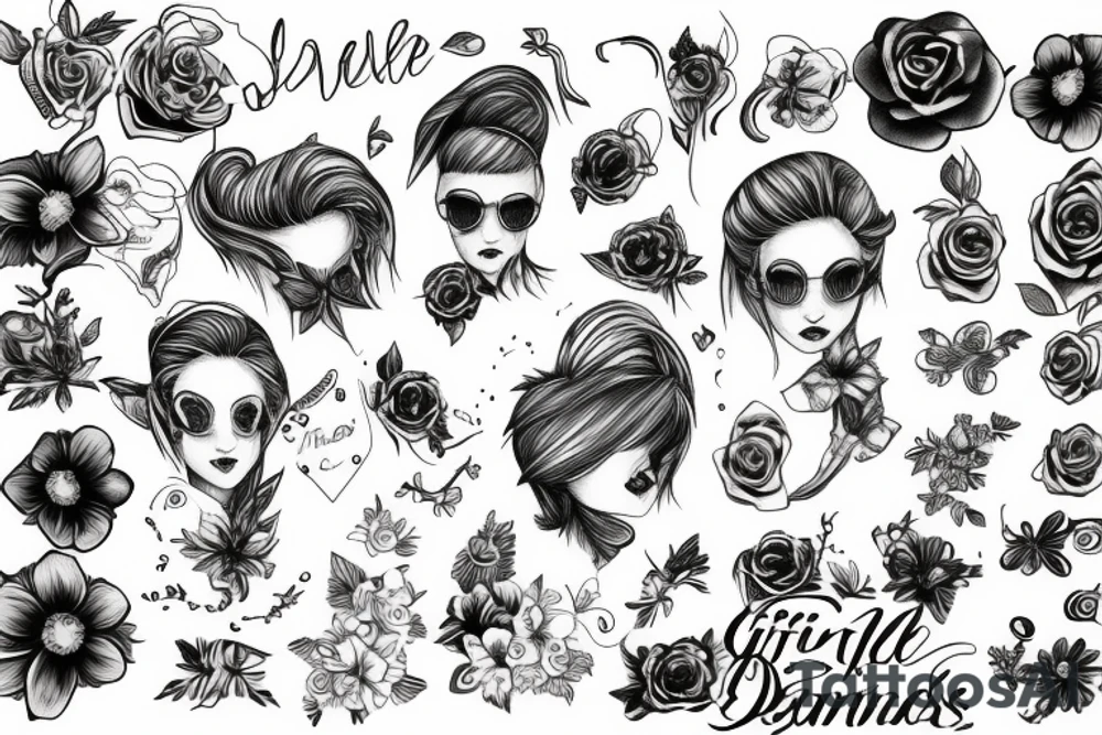 girlfriend tattoo idea