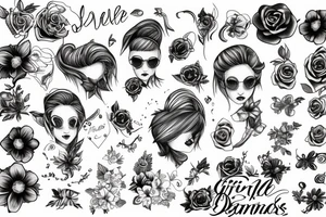 girlfriend tattoo idea