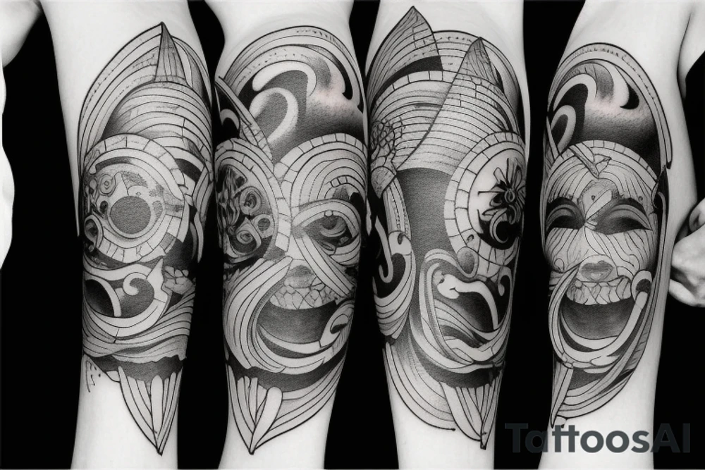 full moon tattoo idea