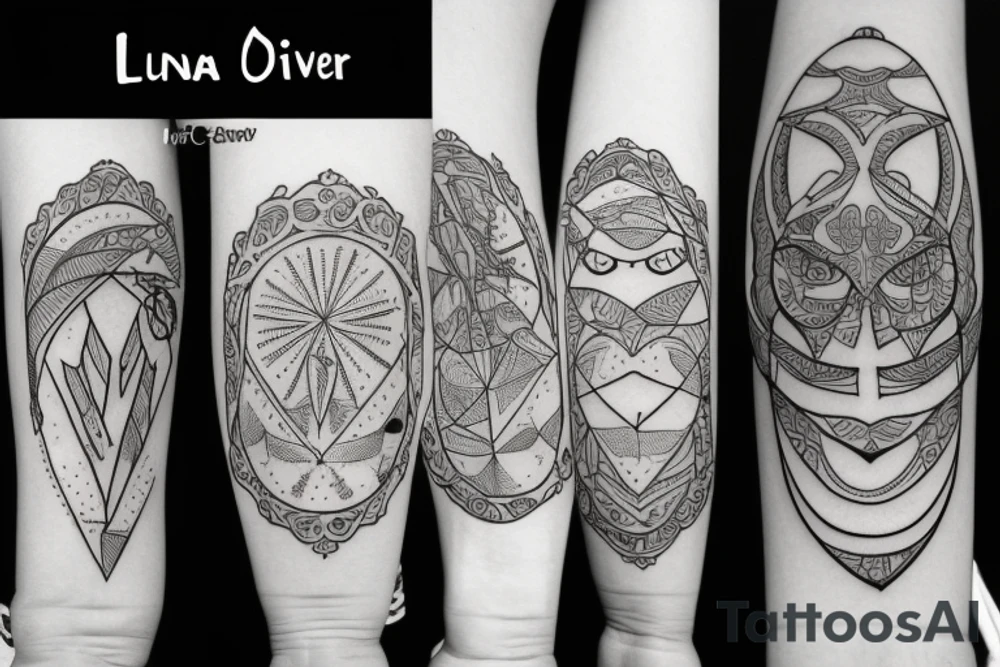 Luna and Oliver tattoo idea