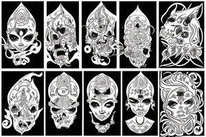 Kali mata tattoo idea