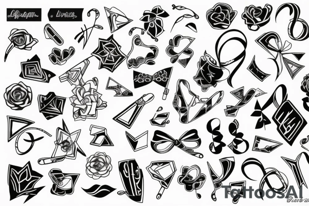 Ribbon tattoo idea