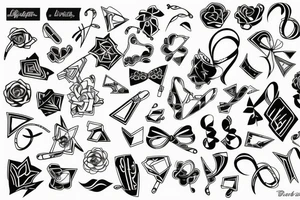 Ribbon tattoo idea