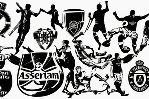 Arsenal football club symbol tattoo idea