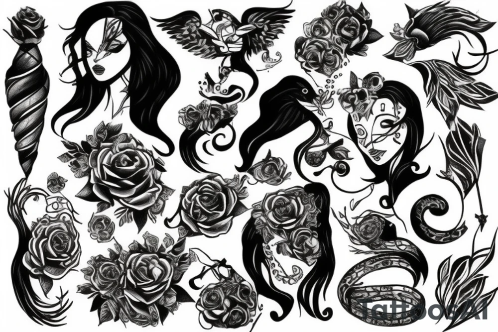 Fierce tattoo idea