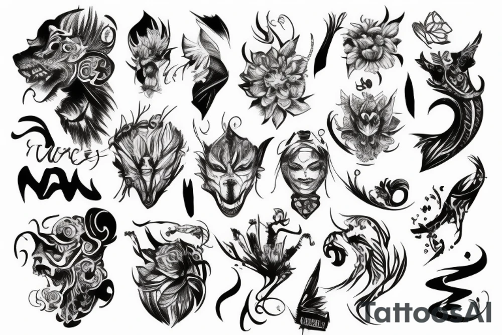 Fierce tattoo idea