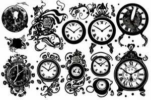 A clock with 12:36, tattoo idea