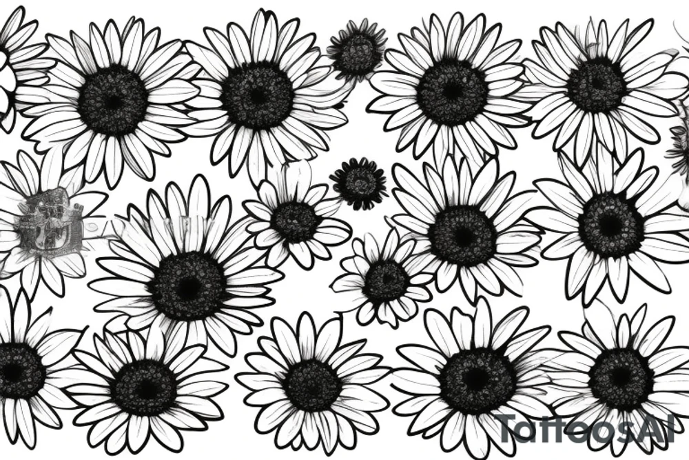 Gerber daisy tattoo idea