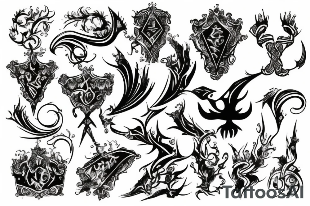 medieval tattoo idea