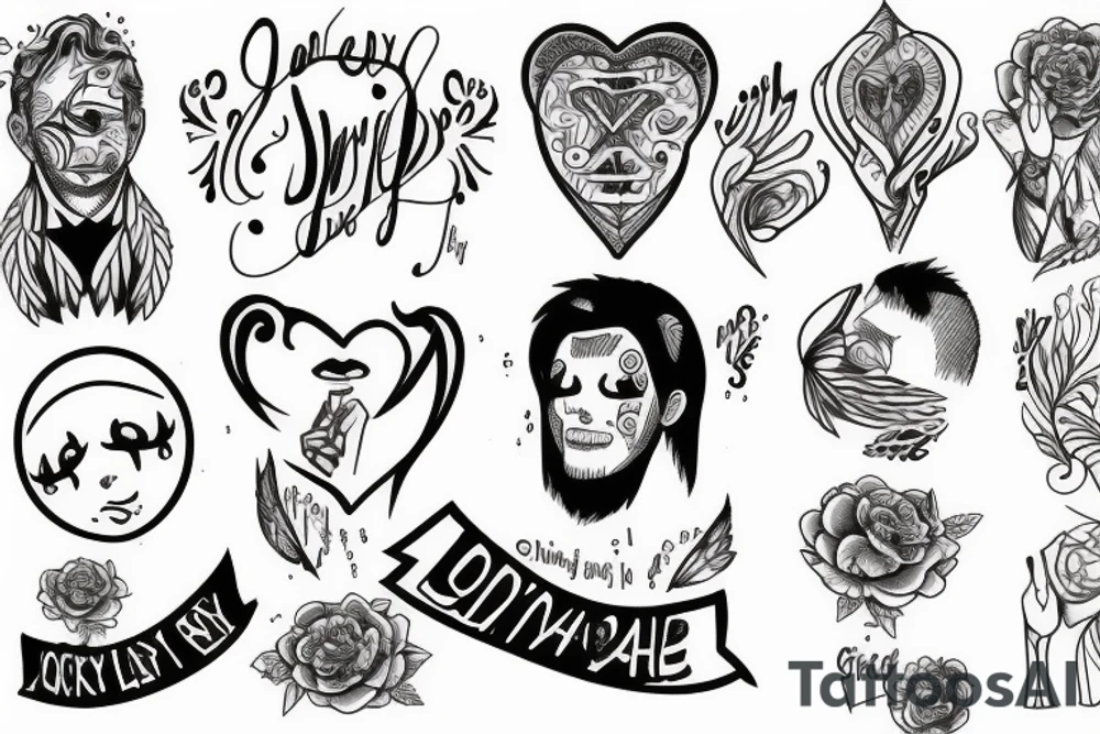 lonely boy crying tattoo idea