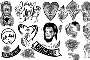 lonely boy crying tattoo idea