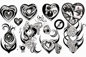 womb tattoo, Heart, Cyberpunk tattoo idea