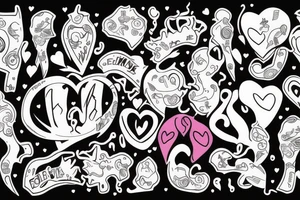 womb tattoo, Heart, Cyberpunk tattoo idea