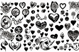 womb tattoo, Heart, Cyberpunk tattoo idea