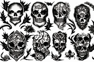 Wars of the roses battle tattoo idea