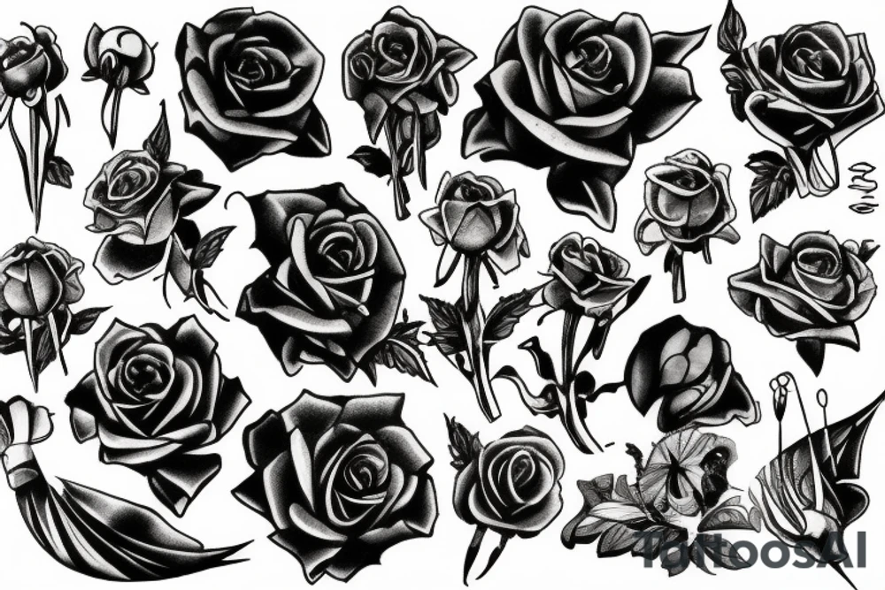 Wars of the roses battle tattoo idea