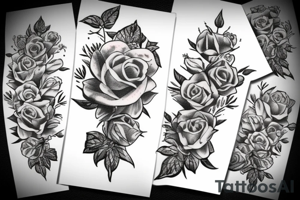Wars of the roses battle tattoo idea