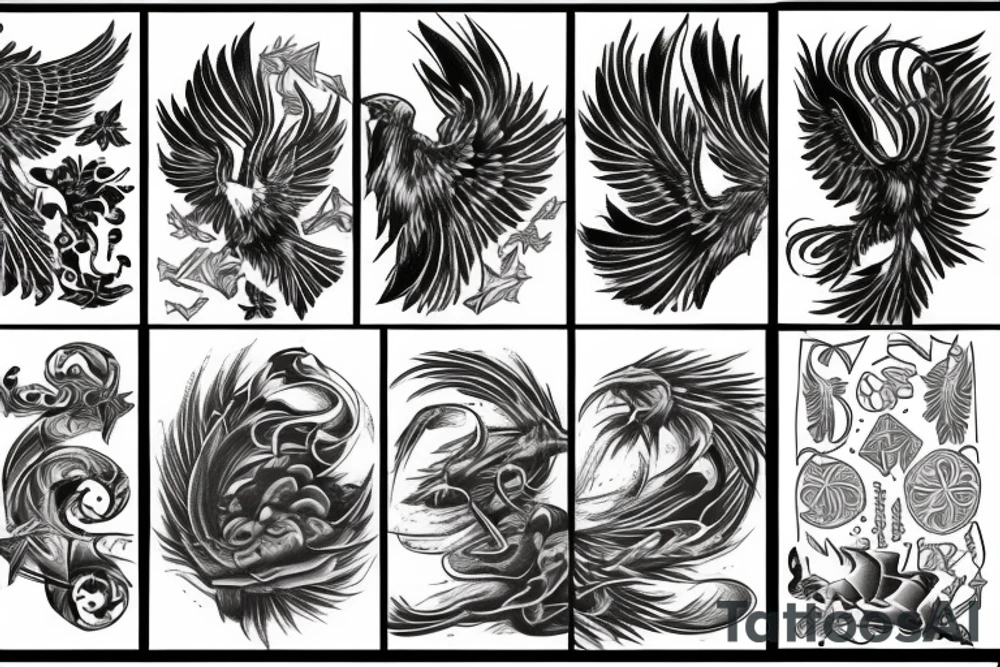 Phoenix tattoo idea