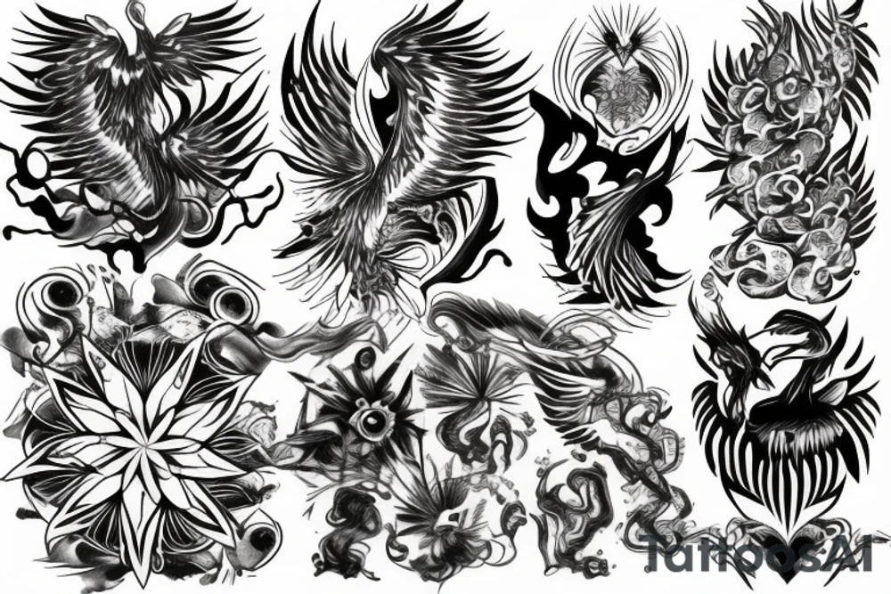 Phoenix tattoo idea