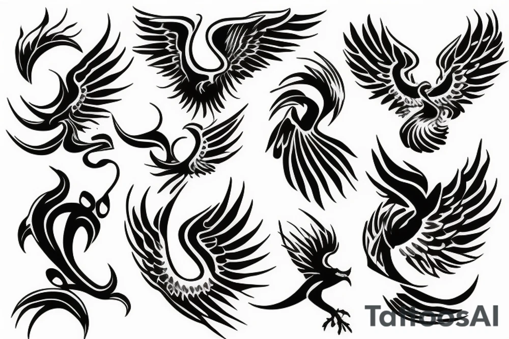 Phoenix tattoo idea
