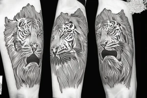 marcus aurelius, tiger outline, ocean tattoo idea