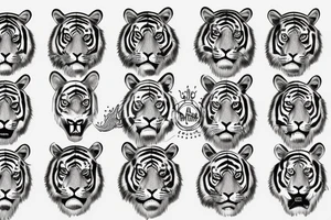 marcus aurelius, tiger, ocean tattoo idea