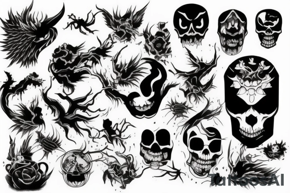 Scary tattoo idea